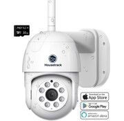 ProTrue Housetrack Caméra de surveillance 1080P avec application - Intérieur et extérieur - Sécurité domestique intelligente - Caméra de sécurité - Caméra IP Wifi - Caméra de sécurité