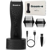 Groom-e Bodygroomer Men for Pubic Hair & Pubic Area - Body Trimmer Men - Body Groomer - Shaver