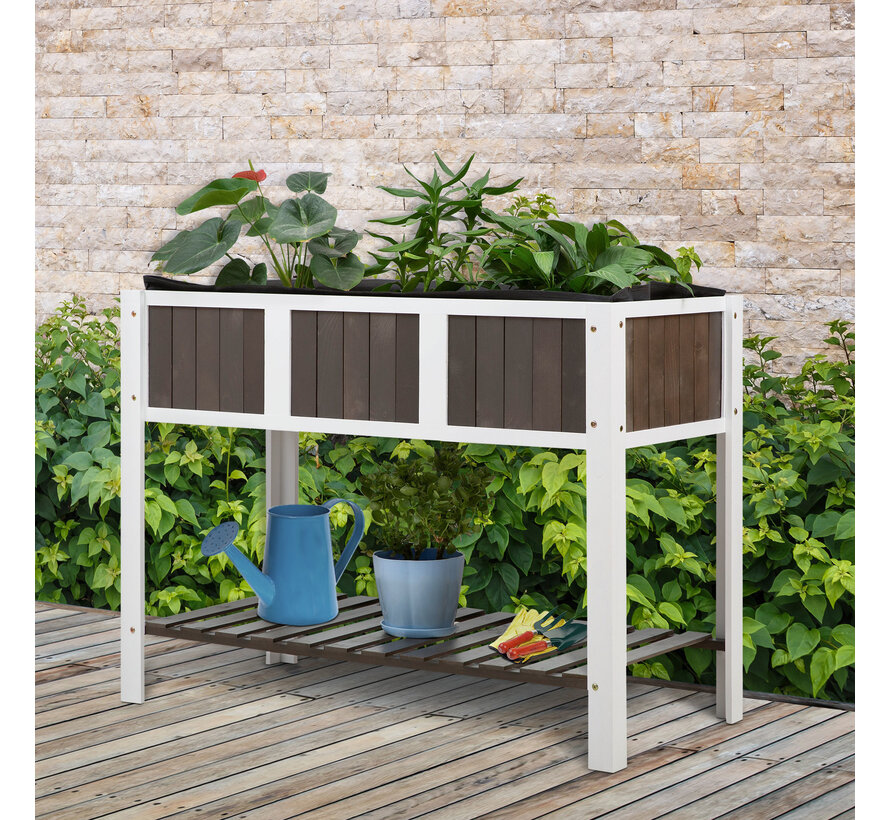 Sunny Plant table table de jardin plan de travail en bois lit de jardin pour légumes fleurs