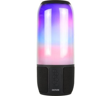 Denver Denver BTL-324 - Enceinte Bluetooth - effets lumineux - entrée MicroSD - batterie rechargeable