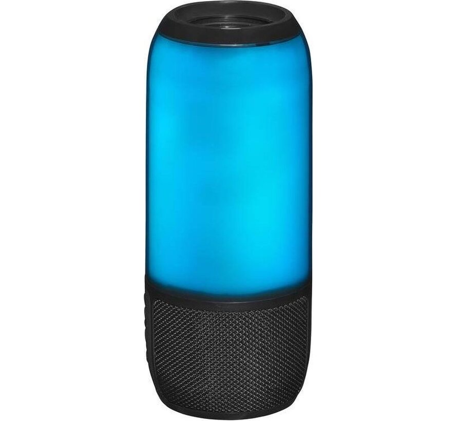 Denver BTL-324 - Enceinte Bluetooth - effets lumineux - entrée MicroSD - batterie rechargeable