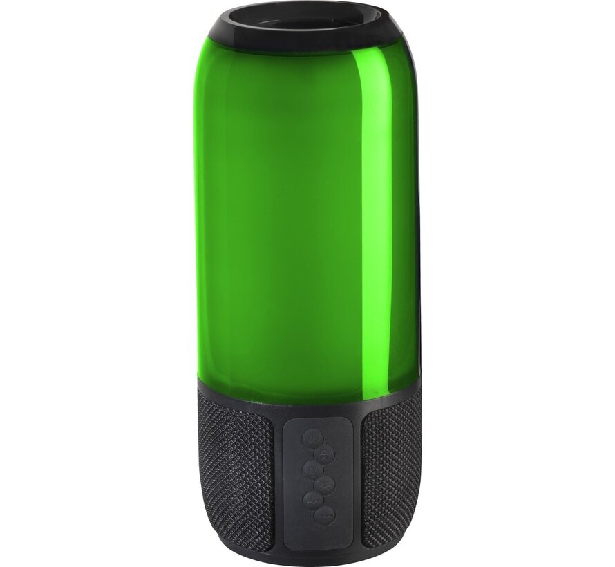 Denver BTL-324 - Enceinte Bluetooth - effets lumineux - entrée MicroSD - batterie rechargeable