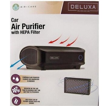 Deluxa Purificateur d'air pour voiture avec filtre HEPA