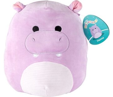 Peluche Squishmallows Hanna Purple Hippo W/Corduroy Belly 19cm