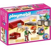 Playmobil PLAYMOBIL Maison de poupée Salon avec cheminée - 70207
