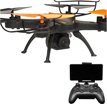 Denver Drone Denver avec caméra - Pour Android et iOS - Drone WiFi pour adultes et enfants - Photos, vidéos et visualisation en direct via l'application - Lumières LED - Mini Drone - DCW380