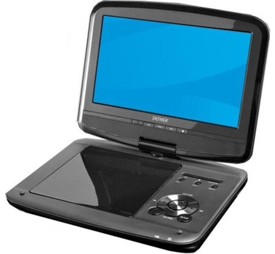 Denver MT-980T2H - Lecteur DVD portable avec tuner TV - 9 pouces - Noir