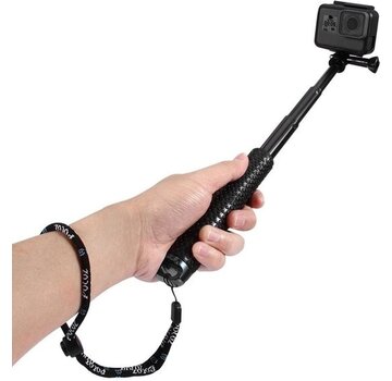 Garpex Garpex® Universal Selfie Stick XL - extensible jusqu'à 95 cm - convient à diverses caméras d'action - universel - étanche - noir
