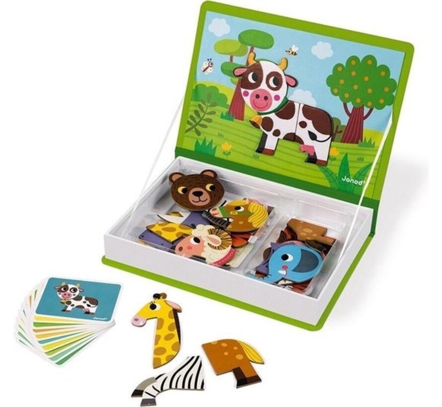 Janod Magnetibook Animals - Livre magnétique