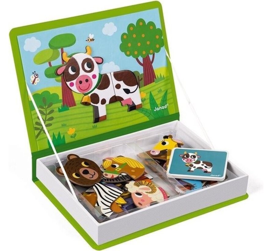 Janod Magnetibook Animals - Livre magnétique