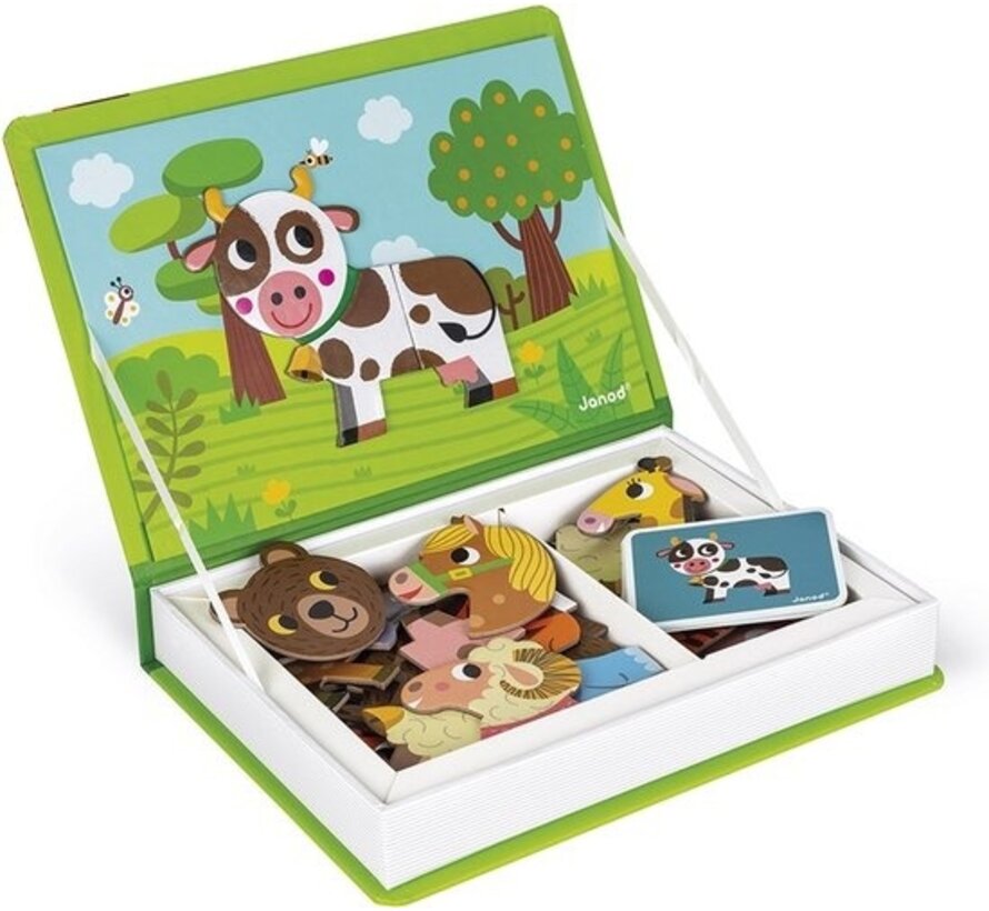 Janod Magnetibook Animals - Livre magnétique