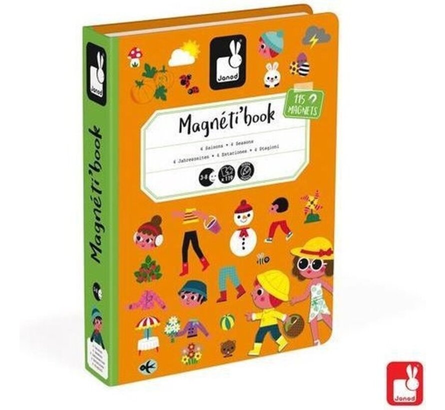 Janod Magnetibook Animals - Livre magnétique