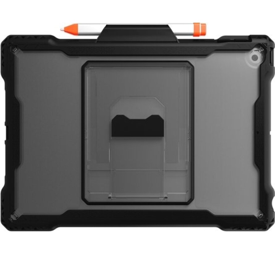 MAXCases Shield Extreme-X Noir avec support pour Pencil / Crayon Apple iPad 8 (2020) / iPad 7 (2019)