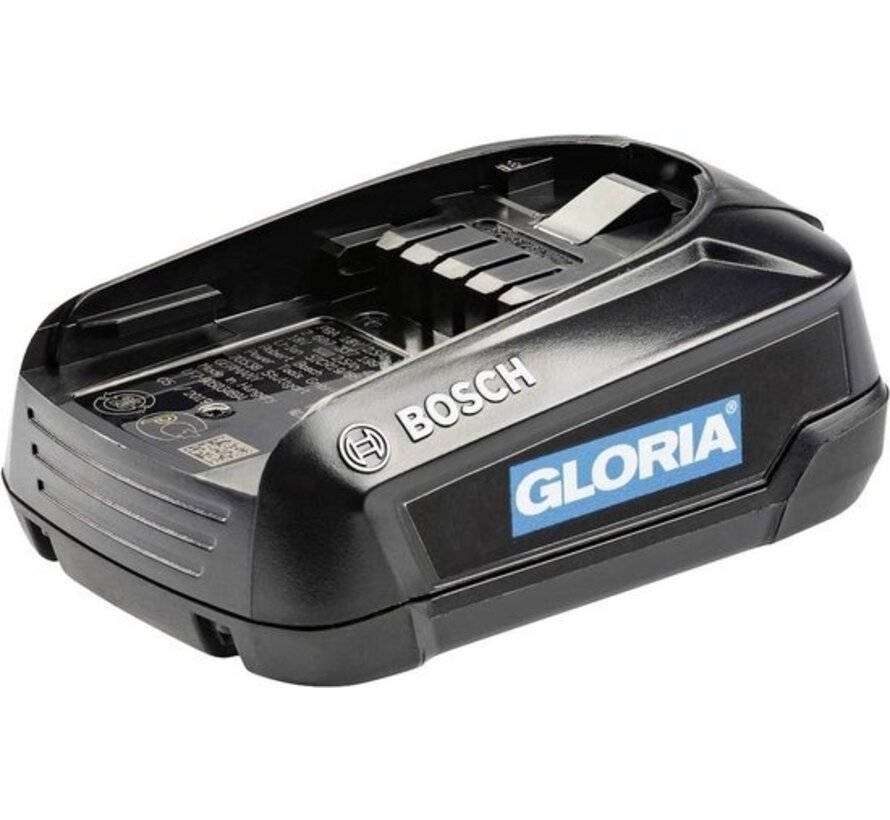 Gloria Haus und Garten 2.5 Ah Bosch Akku 729101.0000 Batterie d'outils 18 V 2.5 Ah Li-ion