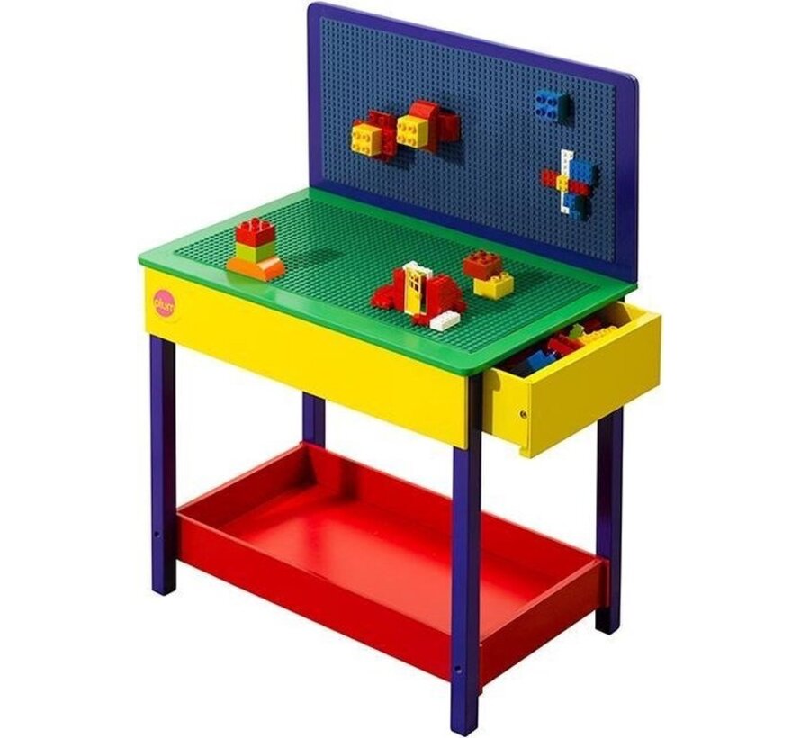Table de jeu de construction 'Build-it' bois Plum