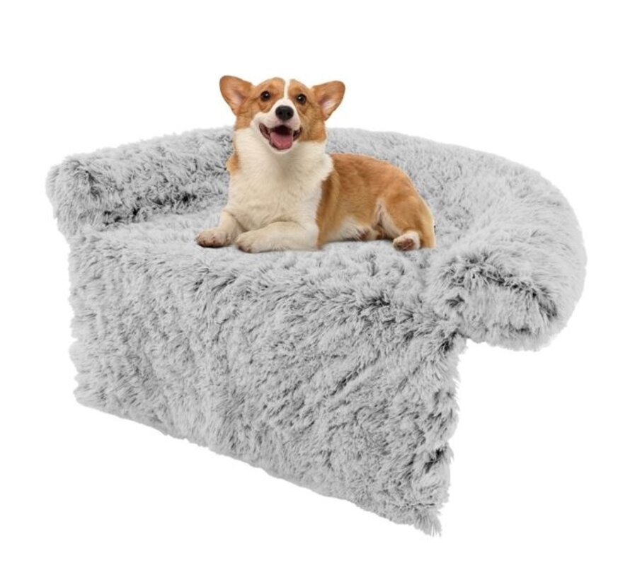 Coast Plush Dog Bed - Coussin pour chien avec housse lavable - Petits et moyens chiens - Gris