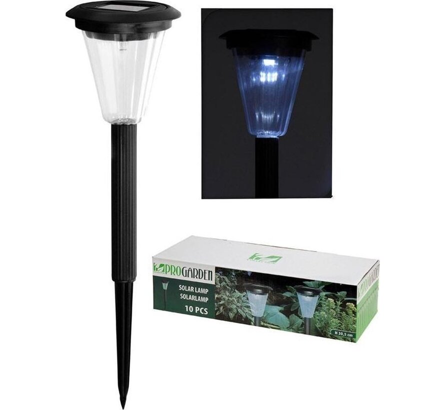 ProGarden Set de 10 lampes solaires LED