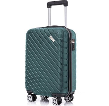 Goliving Goliving Hand Luggage Suitcase with Wheels - Trolley - Lightweight - TSA Lock - Padded Interior - 38 Litres - 55 x 35 x 23 cm - Green