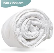 Merkloos Couette de luxe 4 saisons 240 x 220 - Qualité hôtelière - Anti-allergique - Couette d'été et couette d'hiver