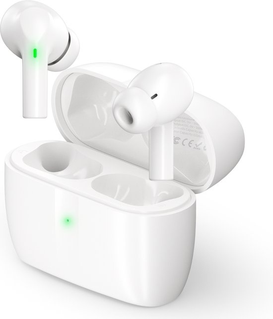 Ecouteurs sans fils Unitone - Ecouteurs Bluetooth - Earpods - Convient à Apple et Android - Blanc