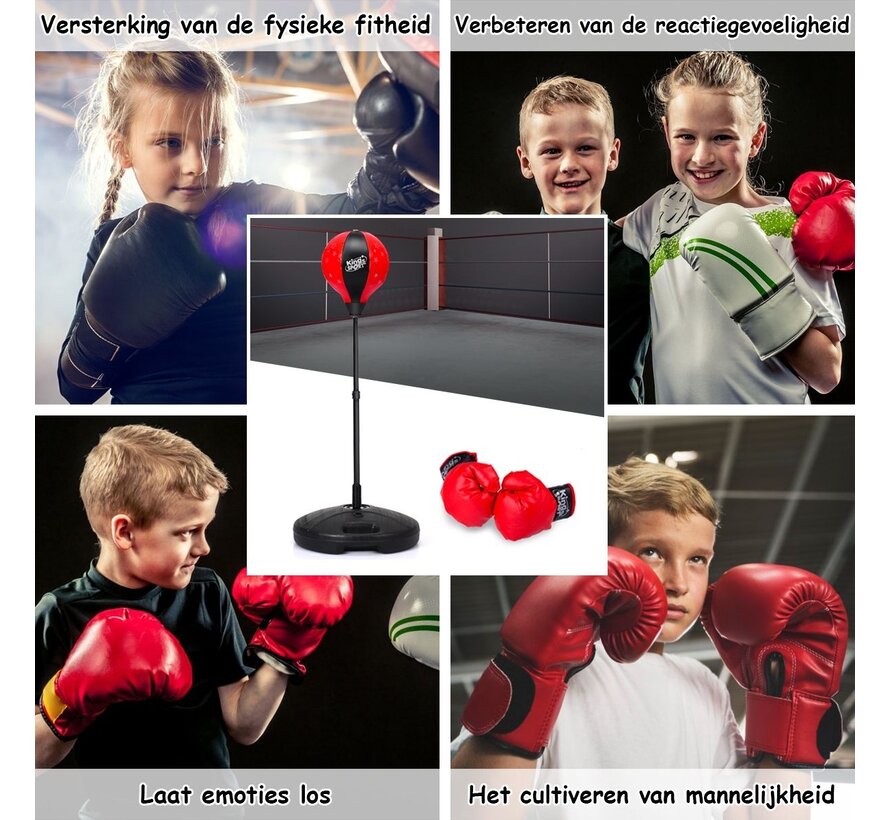 Coast Children's Boxset Standbox Sack Punching Ball Free -Sac de frappe réglable à hauteur fixe