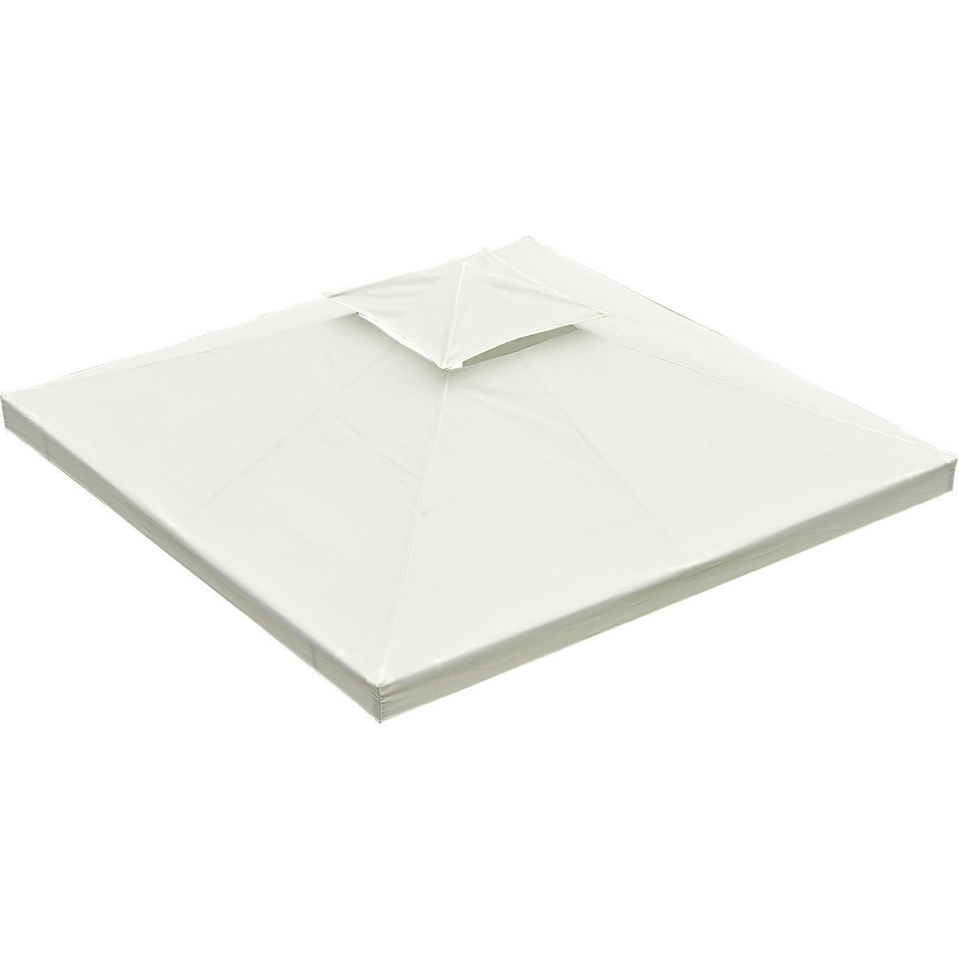 Sunny Toit de remplacement parasol protecteur contre les UV résistant à l'eau blanc crème 300 x 300 cm