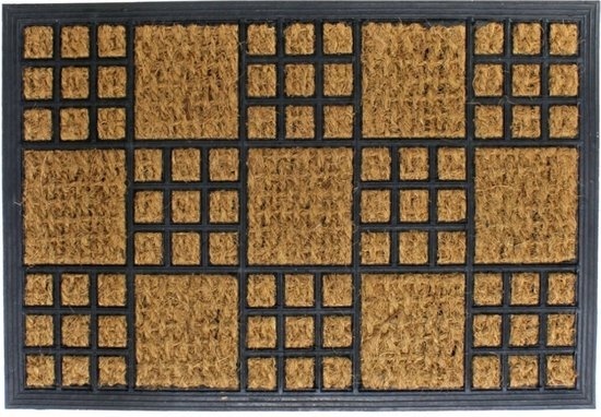 Felpudo - Tapis de nettoyage Motif carré - 40x60cm