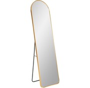 House Nordic Miroir Madrid - House Nordic - Miroir avec cadre aspect laiton 40x150 cm - Miroir à encastrer