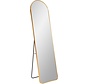 Miroir Madrid - House Nordic - Miroir avec cadre aspect laiton 40x150 cm - Miroir à encastrer
