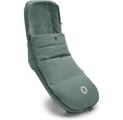 Bugaboo Chancelière Bugaboo Winter Performance, accessoire indispensable pour la poussette avec capuche, protège-chaussures et fermeture à glissière bidirectionnelle en vert sapin