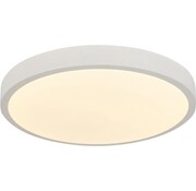 Brilliant Lampe BRILLIANT, applique et plafonnier mince à LED 49cm sable/blanc, métal/plastique, 1x 60W LED intégrée, (4800lm, 3000-6000K), A.