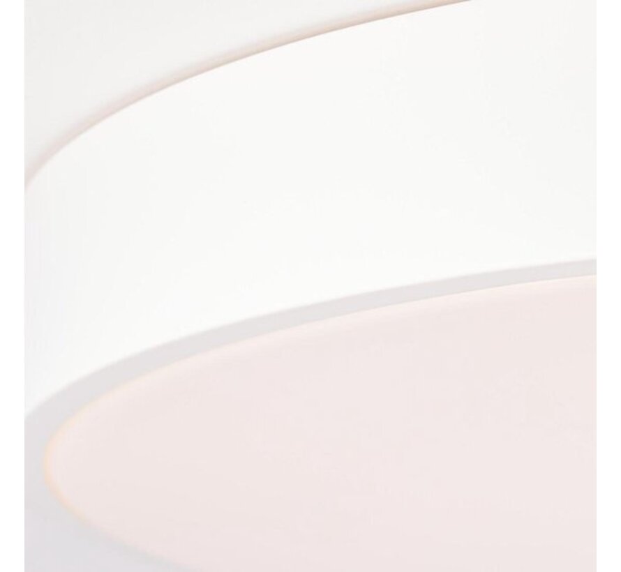 Lampe BRILLIANT, applique et plafonnier mince à LED 49cm sable/blanc, métal/plastique, 1x 60W LED intégrée, (4800lm, 3000-6000K), A.