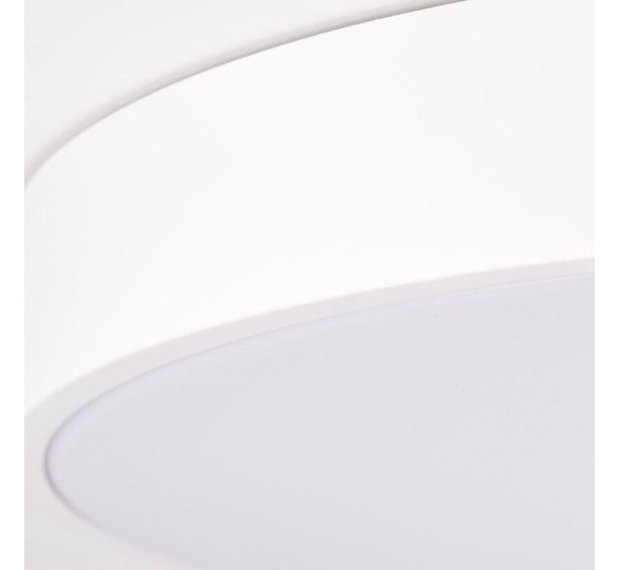 Lampe BRILLIANT, applique et plafonnier mince à LED 49cm sable/blanc, métal/plastique, 1x 60W LED intégrée, (4800lm, 3000-6000K), A.
