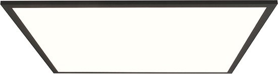Lampe BRILLIANT, panneau de plafond Buffi LED 60x60cm noir sable, métal/plastique, 1x 40W LED intégrée, (5200lm, 4000K), A+