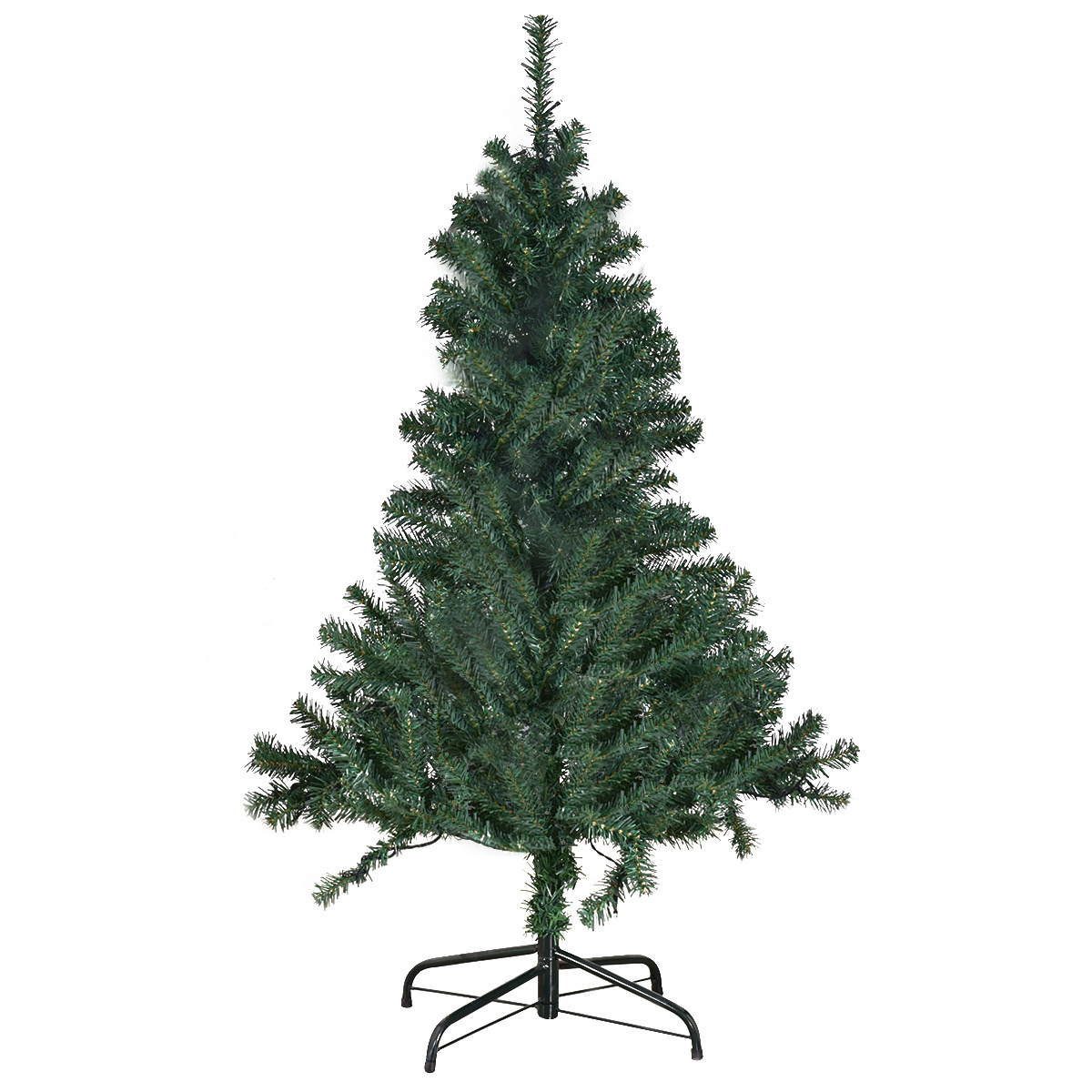 Arbre de Noël Sapin artificiel avec chaînes lumineuses LED Arbre de Noël illuminé 150 cm