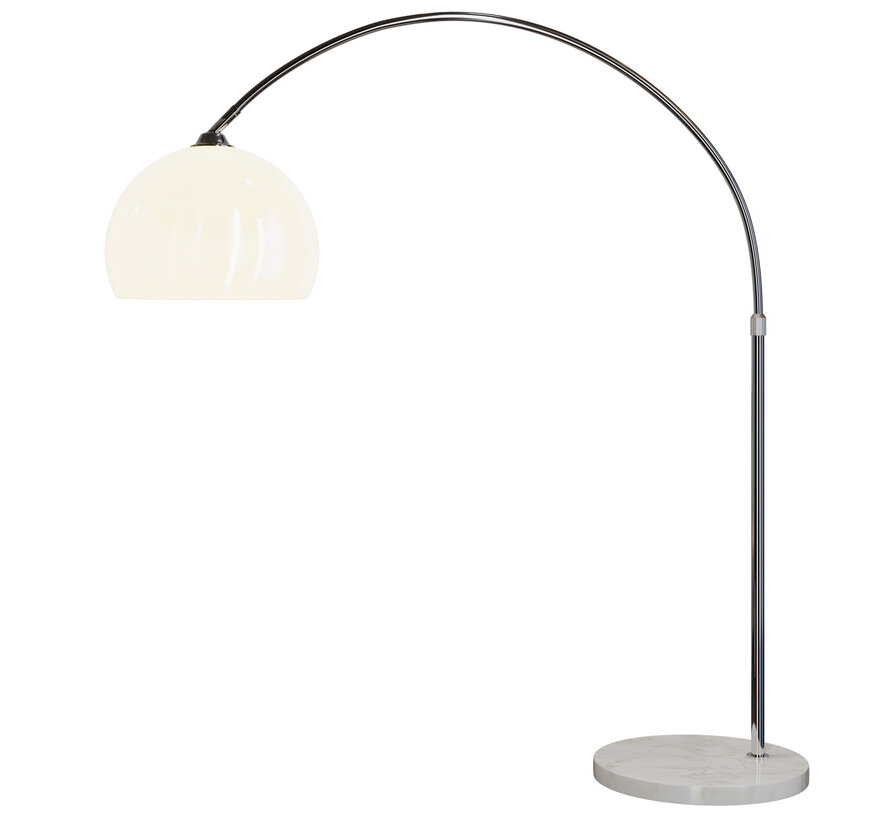 Lampe à arc sur pied - DBA  - réglable avec base en marbre - 220cm