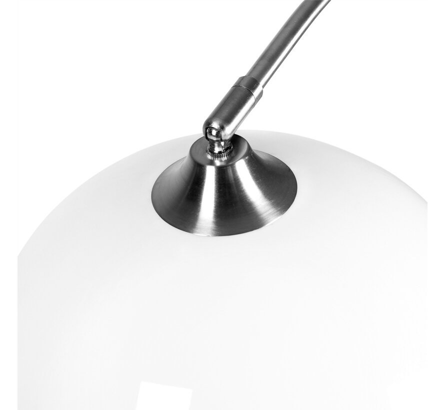 Lampe à arc sur pied - DBA  - réglable avec base en marbre - 220cm