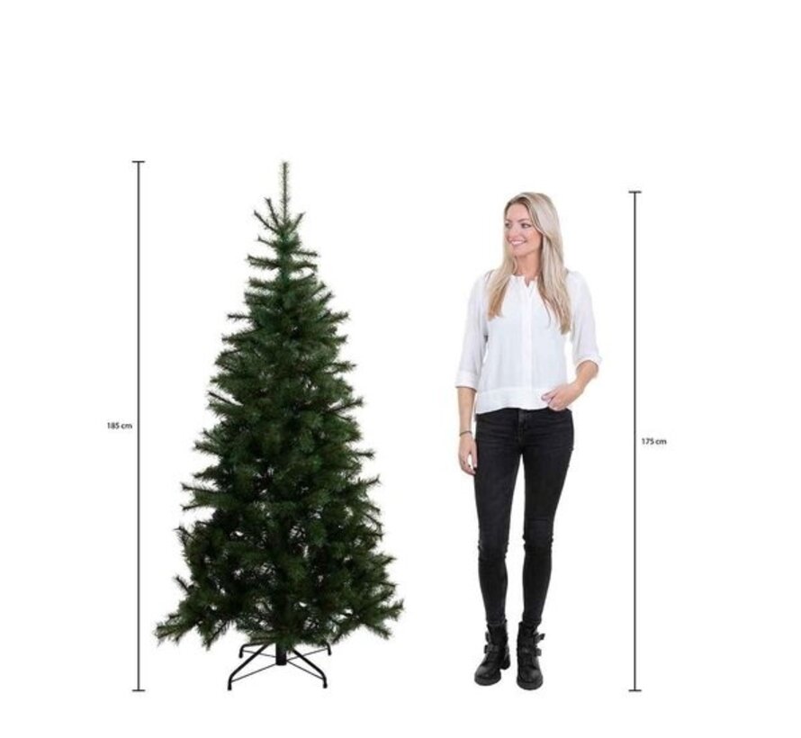 Black Box Trees Brampton Artificial Christmas Tree - H185 x Ø127 cm - Vert
