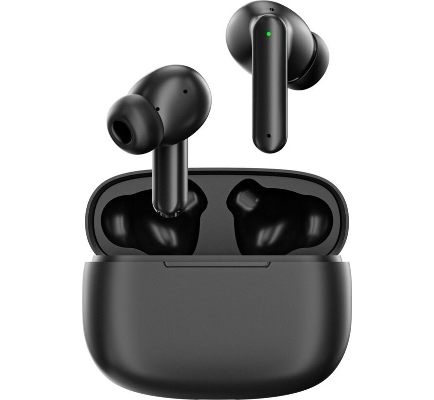 SoundFront Pro Wireless Earbuds - Ecouteurs Bluetooth - Earpods - Convient à Apple et Android - Noir