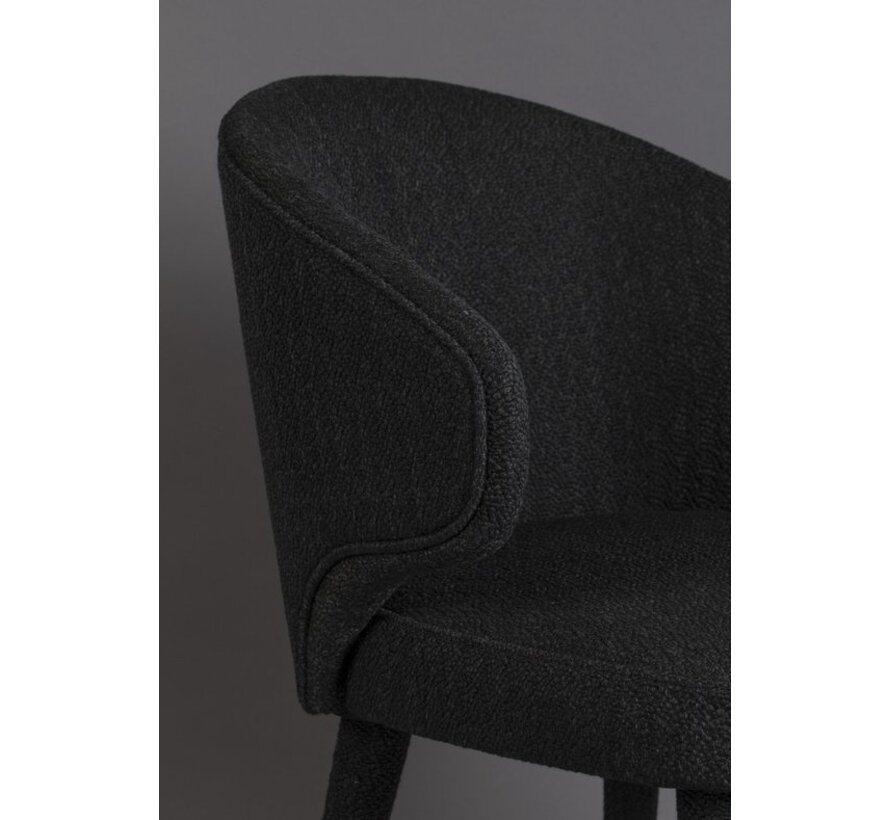 Dutchbone Lunar Dining Chair - Noir