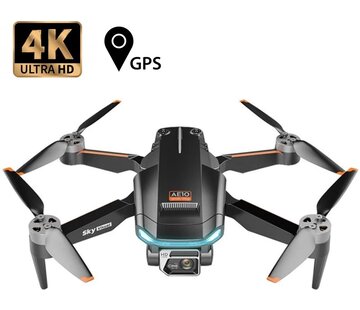 PuroTech PuroTech Mini Smart Drone - Caméra Full HD 4K - 60 minutes de vol - 3 batteries incluses - Pas de permis de vol nécessaire - Convient aux enfants/adultes - Quadcopter
