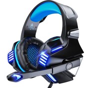 Hunterspider Casque de jeu Hunterspider - Noir/Bleu - Convient à PS4, Xbox One, Switch et Windows