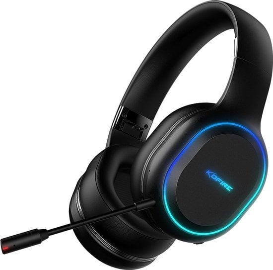 Kofire BG-05 Wireless Gaming Headset - Casque Bluetooth supra-auriculaire - avec microphone - Noir