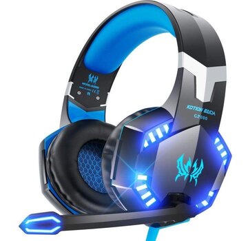 KotionEach Kotion Each G2000 - Casque de jeu - Noir/Bleu