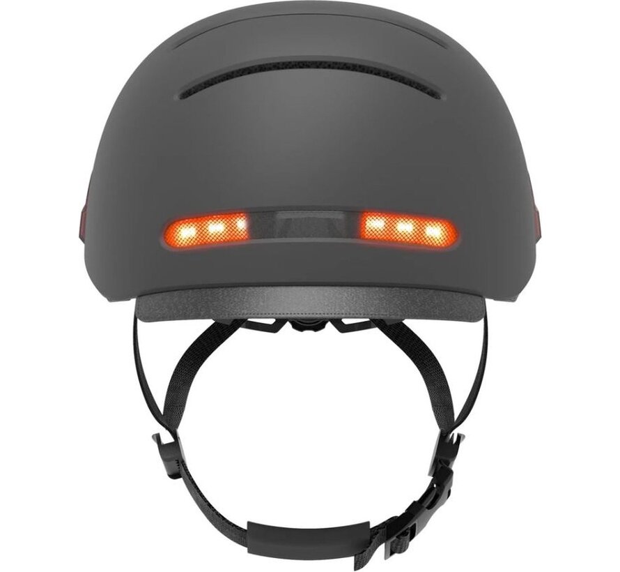 Livall BH51M Neo Black Large - Casque de vélo (intelligent) - Fonction SOS - Indicateurs LED - Éclairage intelligent