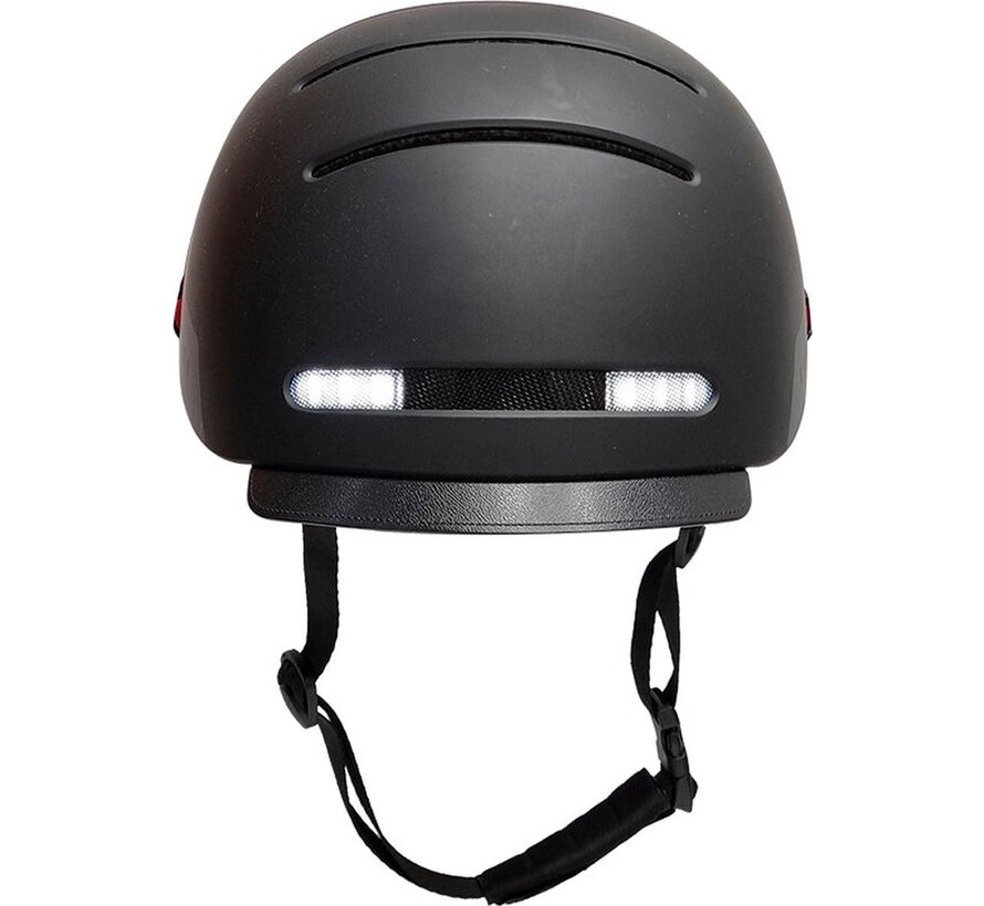 Livall BH51M Neo Black Large - Casque de vélo (intelligent) - Fonction SOS - Indicateurs LED - Éclairage intelligent