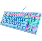 K2 Clavier mécanique de jeu K2 RGB - Convient à Windows/Mac - interrupteur bleu