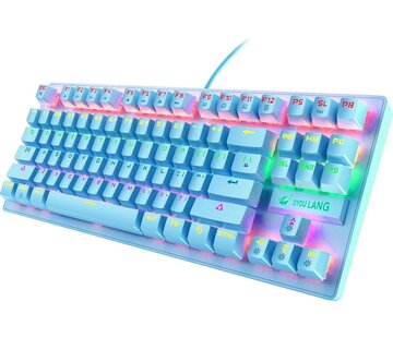 K2 Clavier mécanique de jeu K2 RGB - Convient à Windows/Mac - interrupteur bleu