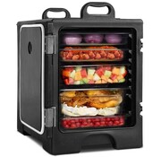 Coast Coast Thermobox pour aliments - 77L - 5 récipients - 61,5 x 41,5 x 63 cm - Noir