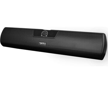 HxSJ HXSJ Q3 Soundbar PC Speaker - USB - pour ordinateurs de bureau / portables / téléviseurs intelligents / projecteurs - Noir